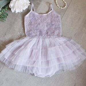 Tutu Du Monde Bebé Tutu Dress Orchid Bloom Purple Party Portrait Wedding NWOT